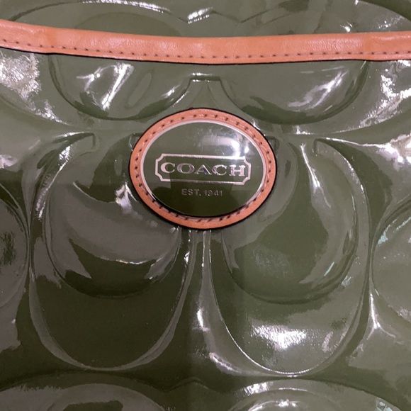 Coach Green Handbag - Picture 2 of 6